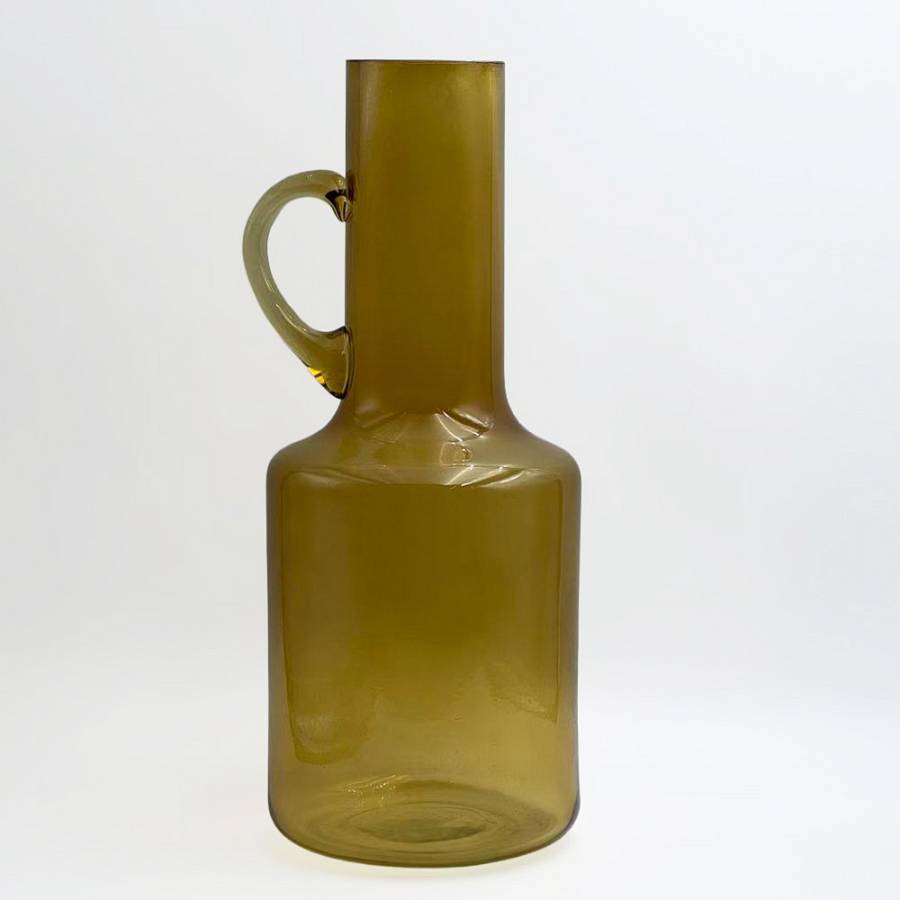 ARTISAN ΒΑΖΟ 14x14x35cm ΓΥΑΛΙ ΚΙΤΡΙΝΟ