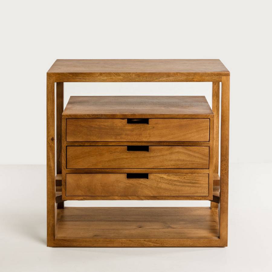 ELIS ΚΟΜΟΔΙΝΟ 3ΣΥΡΤΑΡΙΑ ΦΥΣΙΚΟ 65x38x65cm