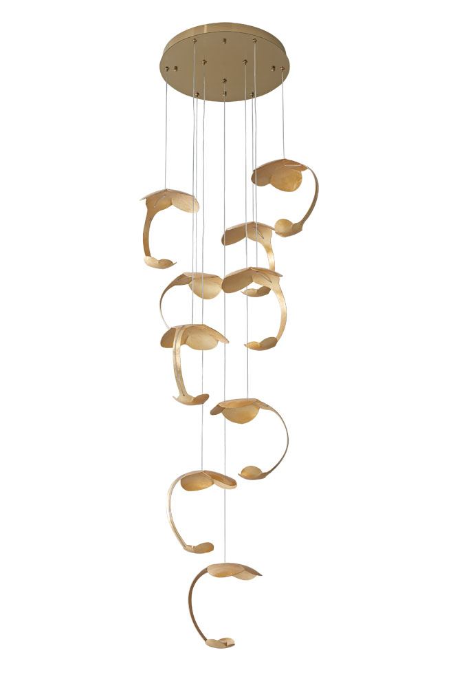 PDC 1291-9 GD ΠΟΛΥΦΩΤΟ ΝΟΥΦΑΡΟ  ΜΕΤΑΛΛΙΚΟ ΧΡΥΣΟ LED