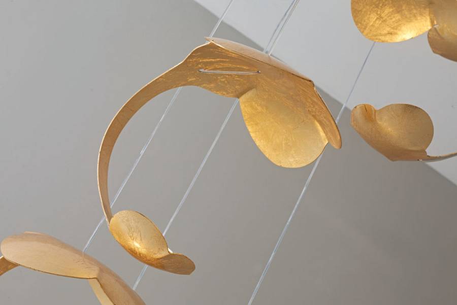 PDC 1291-9 GD ΠΟΛΥΦΩΤΟ ΝΟΥΦΑΡΟ  ΜΕΤΑΛΛΙΚΟ ΧΡΥΣΟ LED