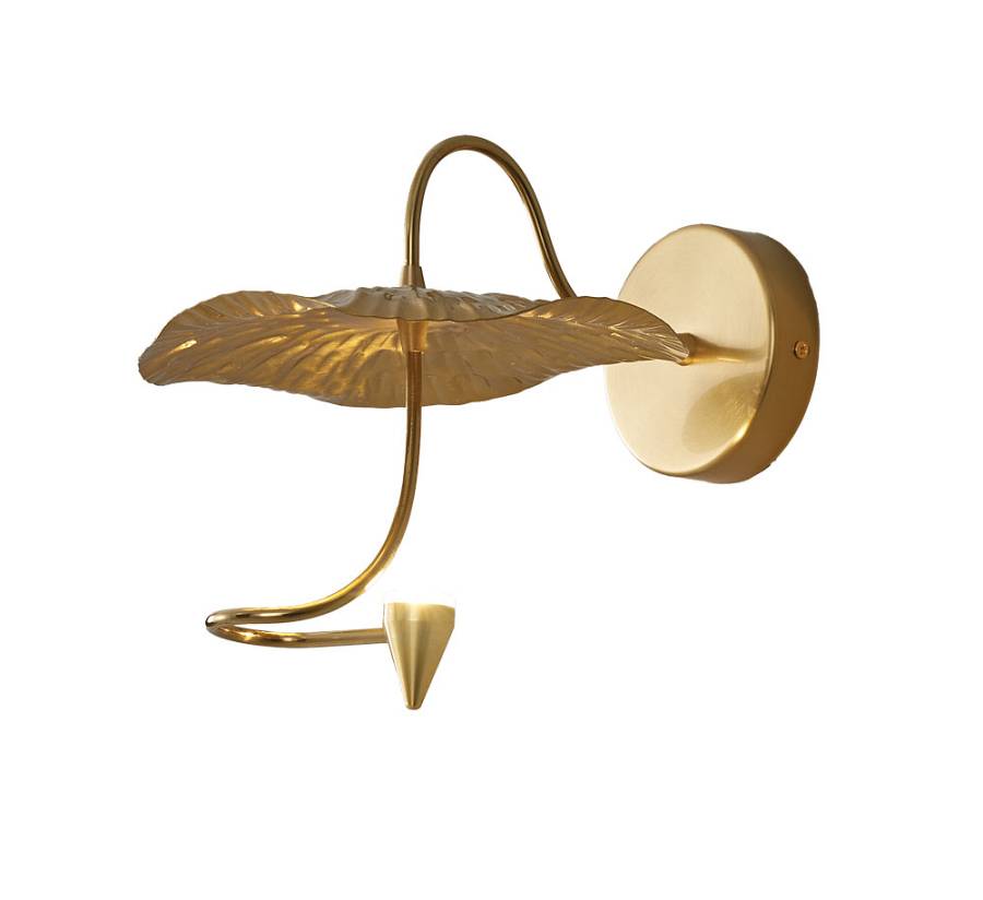 WLC 1290 ΑΠΛΙΚΑ ΜΕΤΑΛΛΙΚΗ  LED  ΝΟΥΦΑΡΟ  ΧΡΥΣΟ LED