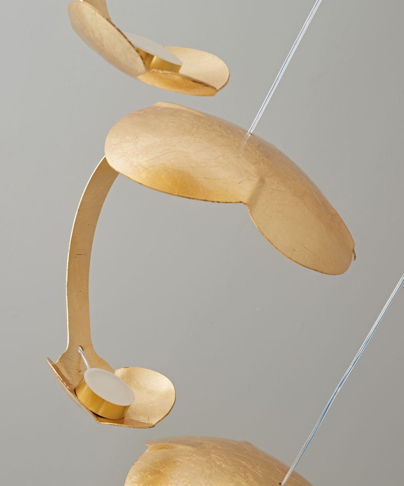 PDC 1291-6 GD ΠΟΛΥΦΩΤΟ ΝΟΥΦΑΡΟ ΜΕΤΑΛΛΙΚΟ ΧΡΥΣΟ LED