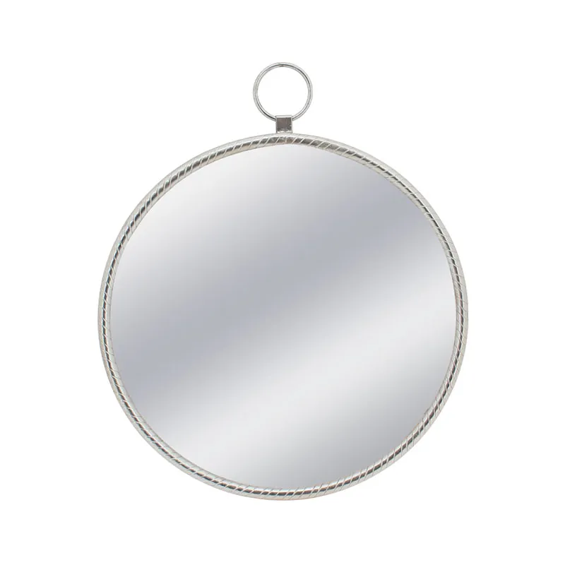 ΜΕΤΑΛΛΙΚΟΣ ΚΑΘΡΕΦΤΗΣ ΤΟΙΧΟΥ ΑΣΗΜΙ ΚΥΚΛΟΣ/ΚΡΙΚΟΣ - 59.5x2.5x71cm 1/KIB