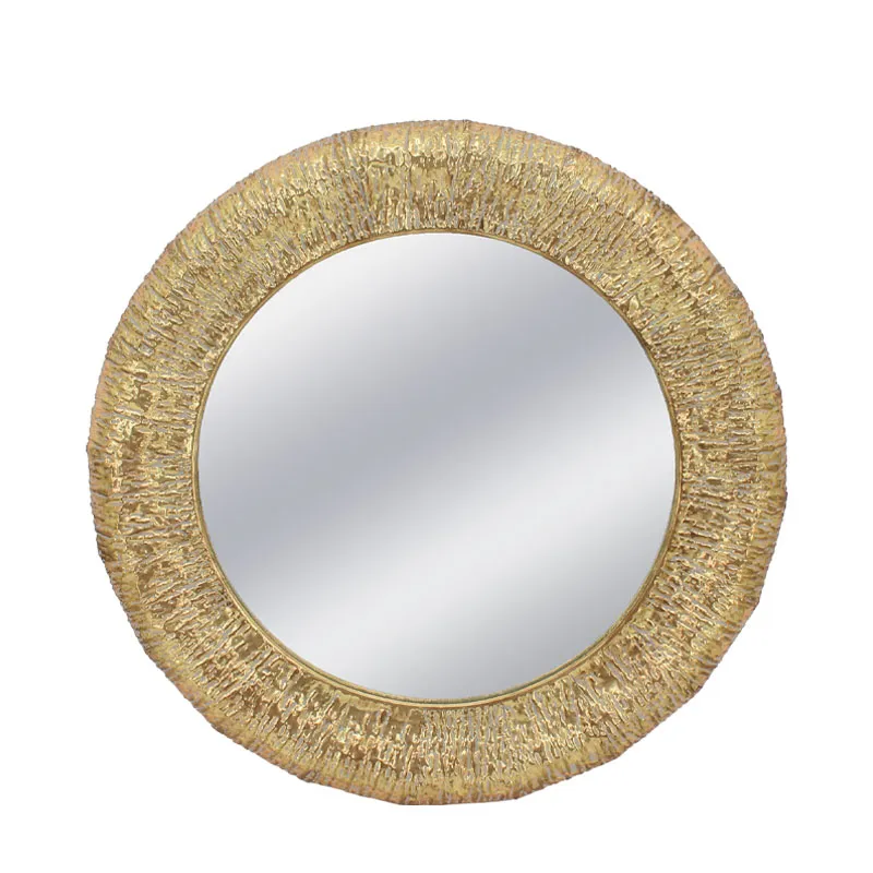 ΜΕΤΑΛΛΙΚΟΣ ΚΑΘΡΕΦΤΗΣ ΤΟΙΧΟΥ ΧΡΥΣΟ ΚΥΚΛΟΣ/ΧΥΤΟΣ - Φ85.5x5.5cm 1/KIB