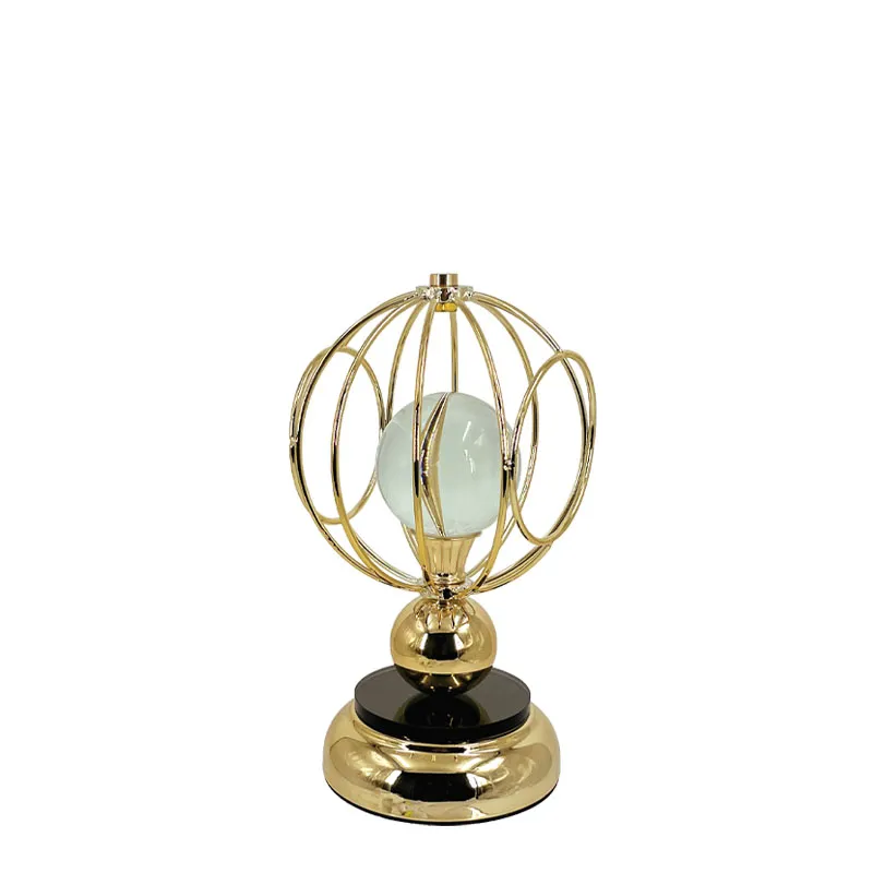 ΔΙΑΚΟΣΜΗΤΙΚΟ ΜΕΤΑΛΛΙΚΟ ΧΡΥΣΟ/ΜΑΥΡΟ ΣΦΑΙΡΑ ΜΙΚΡΟ ΜΕ ΓΥΑΛΙ - Φ16x28cm 6/ΚΙΒ