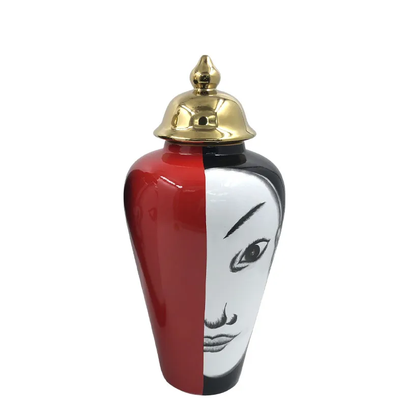 ΚΕΡΑΜΙΚΟ ΚΟΥΠ ΜΙΚΡΟ ΜΕ ΚΑΠΑΚΙ ΑΣΙΑΤΙΚΟ ΠΡΟΣΩΠΟ & ΣΤΥΛ - Φ21x48cm 2/KIB