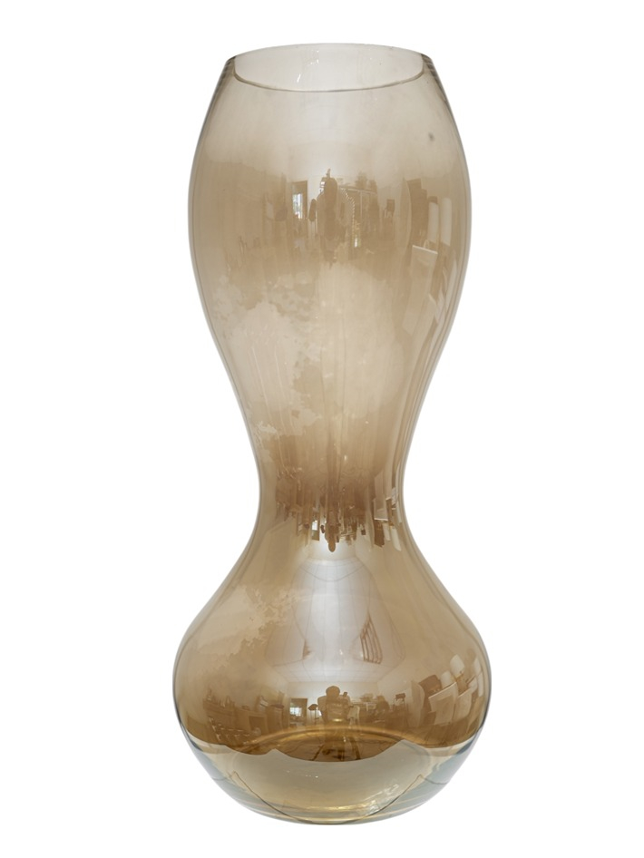 ΧΕΙΡΟΠΟΙΗΤΟ ΒΑΖΟ ΑΠΟ ΦΥΣΙΤΟ ΓΥΑΛΙ ΓΥΑΛΙΣΤΕΡΟ ΚΑΦΕ  23Χ23Χ30ΕΚ