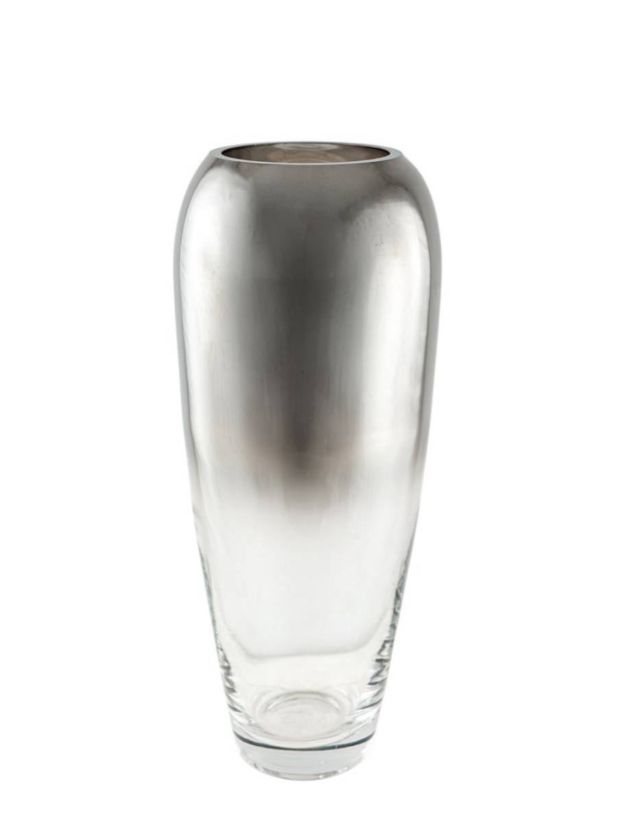 ΧΕΙΡΟΠΟΙΗΤΟ ΒΑΖΟ ΦΥΣΙΤΟ ΑΠΌ ΓΥΑΛΙ ΑΣΗΜΙ 14Χ14Χ33ΕΚ