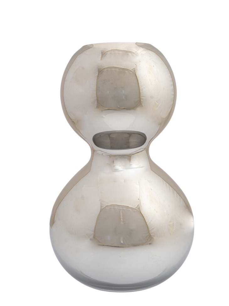 ΧΕΙΡΟΠΟΙΗΤΟ ΒΑΖΟ ΑΠΌ ΦΥΣΙΤΟ ΓΥΑΛΙ ΑΣΗΜΙ  22Χ22Χ35ΕΚ