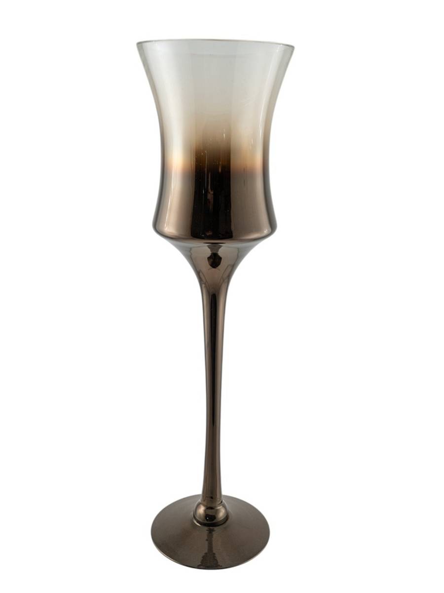 ΓΥΑΛΙΝΟ ΦΥΣΙΤΟ ΚΗΡΟΠΗΓΕΙΟ ΜΕ ΑΣΗΜΙ 14,5Χ13,5Χ50ΕΚ