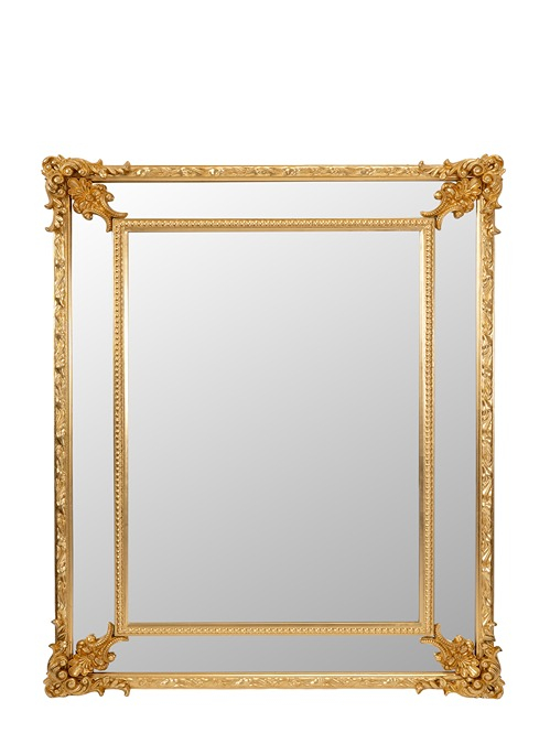 ΚΑΘΡΕΠΤΗΣ ΞΥΛΙΝΟΣ ΚΛΑΣΙΚΟΣ ΧΡΥΣΟΣ ΜΕΓΕΘΟΣ ΚΑΘΡΕΠΤΗ 60Χ91ΕΚ ΜΕ ΚΟΡΝΙΖΑ 94Χ125Χ7ΕΚ