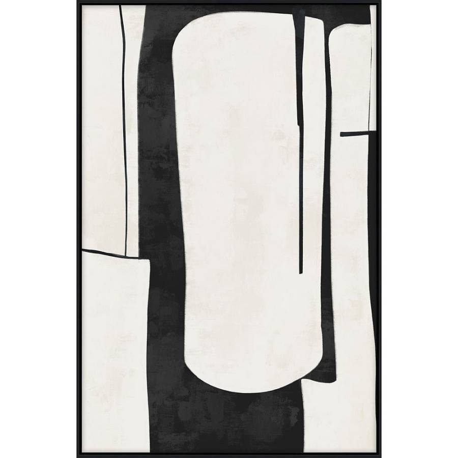 FIELDS ΠΙΝΑΚΑΣ ΔΙΑΚΟΣΜΗΤΙΚΟΣ ΜΕ ΚΟΡΝΙΖΑ 120x80x4cm ΚΑΜΒΑΣ ΜΑΥΡΟ BEIGE ΞΥΛΟ ΜΑΥΡΟ