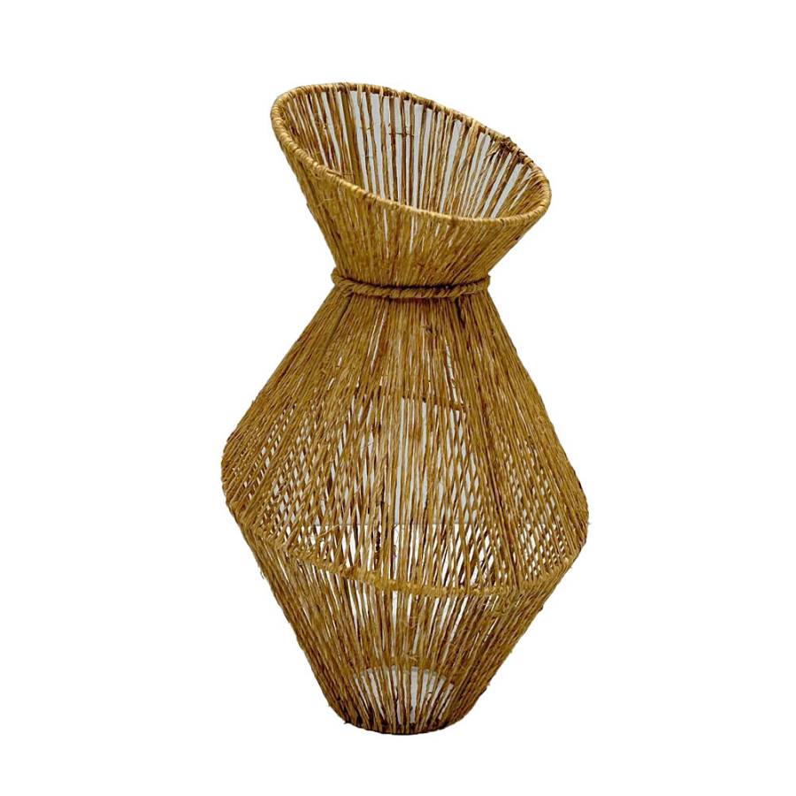 PALMA ΒΑΖΟ 22x22x41cm ΓΙΟΥΤΑ ΦΥΣΙΚΟ