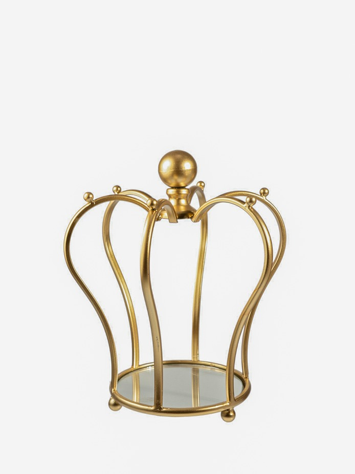 ΜΕΤΑΛΛΙΚΗ ΚΟΡΩΝΑ ΧΡΥΣΗ ΜΕ ΚΑΘΡΕΠΤΗ 20Χ17Χ24ΕΚ