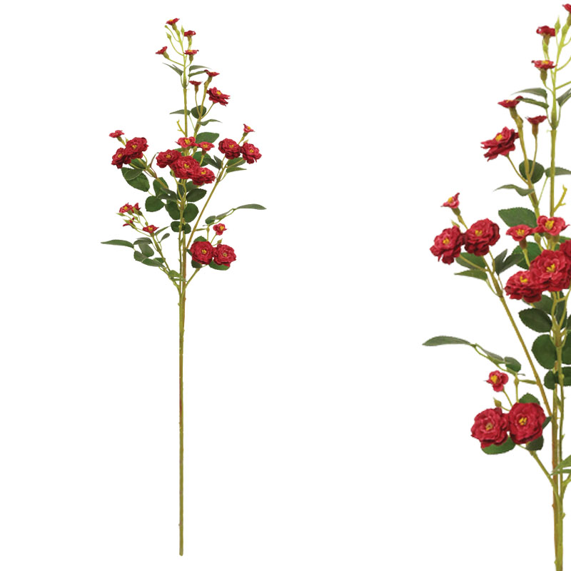 ΔΙΑΚΟΣΜΗΤΙΚΟ ΚΛΑΔΙ ΤΡΙΑΝΤΑΦΥΛΛΑΚΙ ΚΟΚΚΙΝΟ - 13x10x73cm 24/288ΚΙΒ
