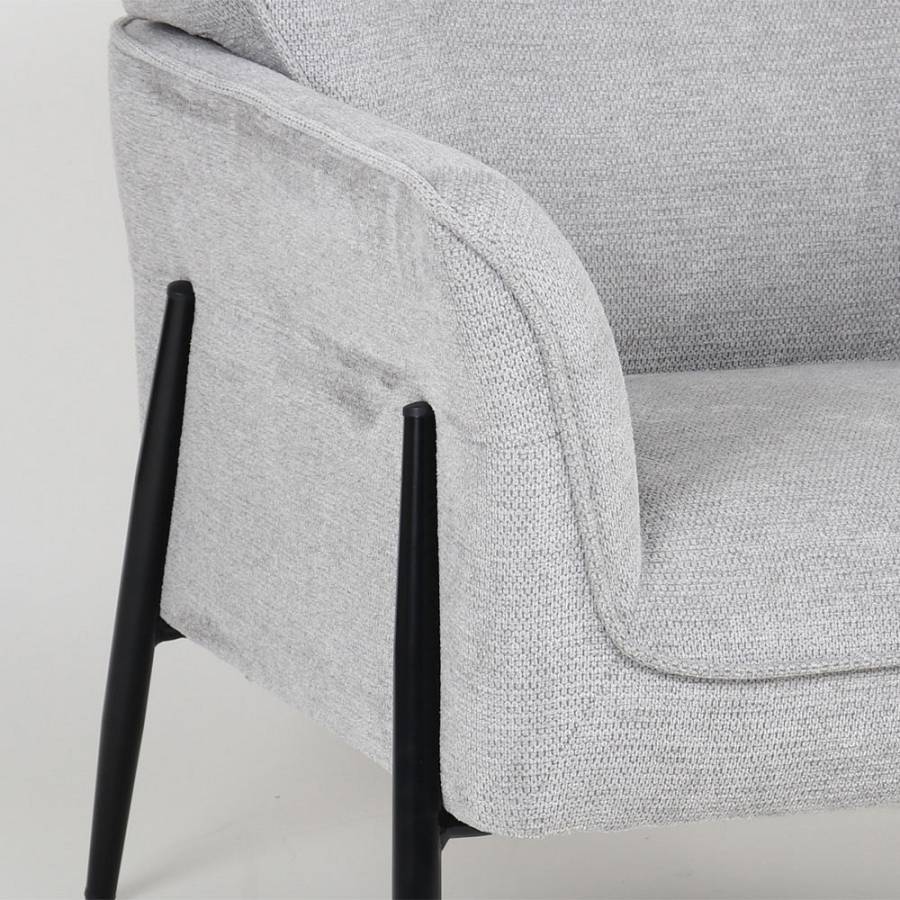 LENON ΠΟΛΥΘΡΟΝΑ ΓΚΡΙ 83x83x85cm