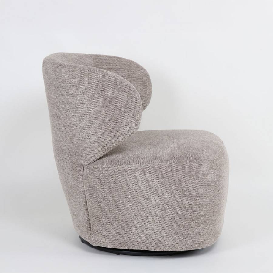 GEO ΠΟΛΥΘΡΟΝΑ ΠΕΡΙΣΤΡΕΦΟΜΕΝΗ ΓΚΡΙ LATTE 74x76x75cm