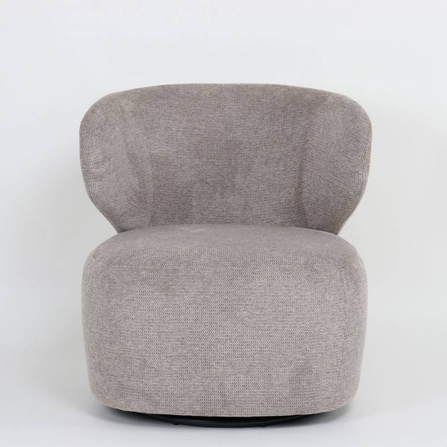 GEO ΠΟΛΥΘΡΟΝΑ ΠΕΡΙΣΤΡΕΦΟΜΕΝΗ ΓΚΡΙ LATTE 74x76x75cm