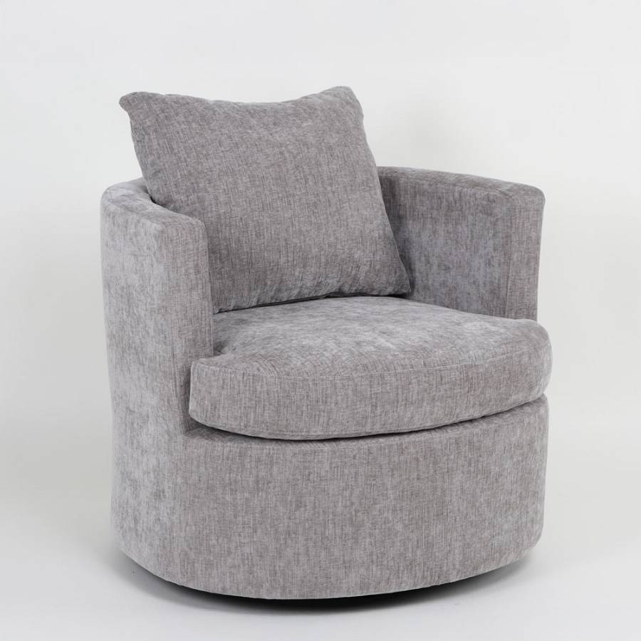 ORBITA ΠΟΛΥΘΡΟΝΑ ΠΕΡΙΣΤΡΕΦΟΜΕΝΗ ΓΚΡΙ 78x76x65cm