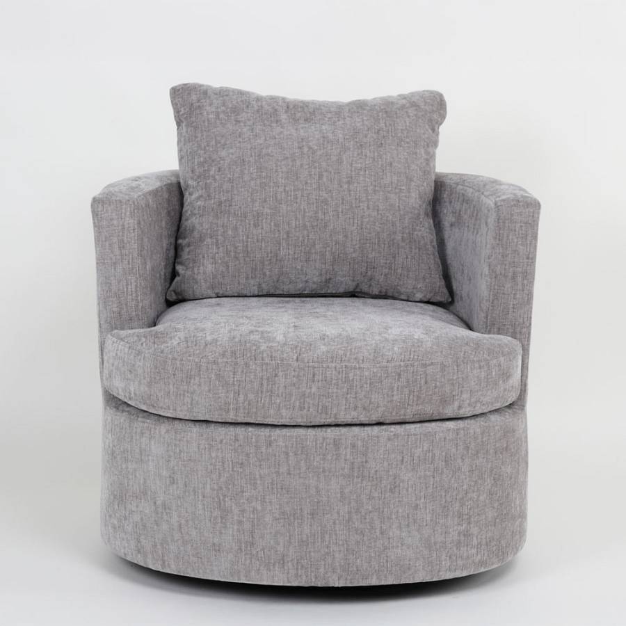 ORBITA ΠΟΛΥΘΡΟΝΑ ΠΕΡΙΣΤΡΕΦΟΜΕΝΗ ΓΚΡΙ 78x76x65cm