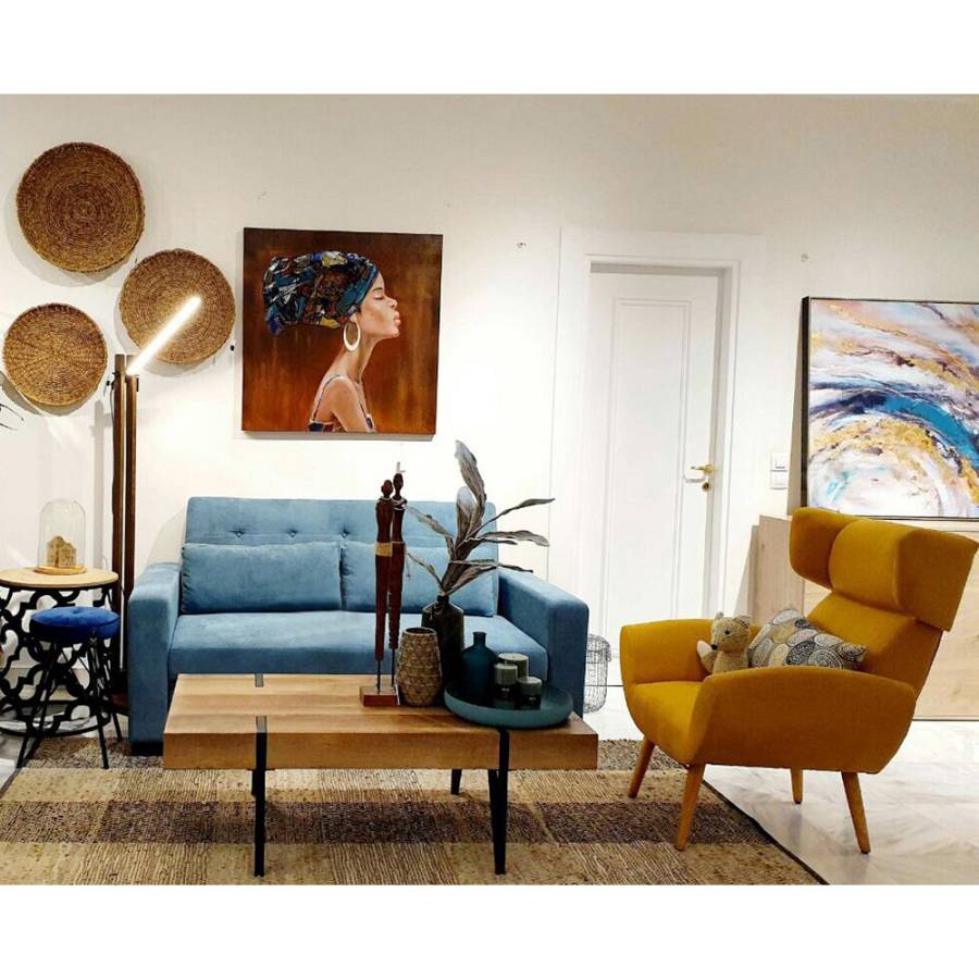 HYPNOSE ΠΙΝΑΚΑΣ ΔΙΑΚΟΣΜΗΣΗΣ 90x90x4cm ΚΑΜΒΑΣ ΠΟΛΥΧΡΩΜΟ ΞΥΛΟ