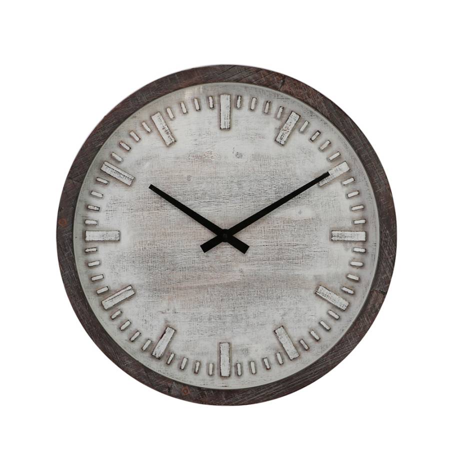 GRISEO ΡΟΛΟΪ ΤΟΙΧΟΥ 50x50x6cm MDF ΚΑΦΕ ΜΠΕΖ ΓΥΑΛΙ ΓΚΡΙ