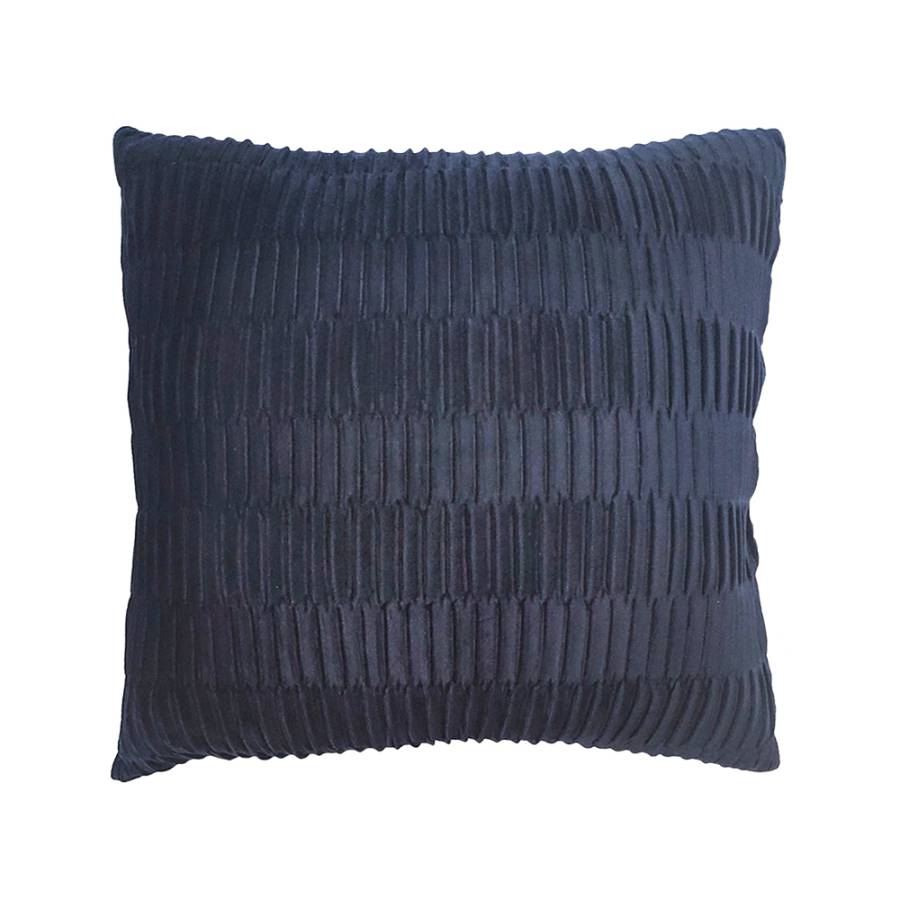 RELIEF ΔΙΑΚΟΣΜΗΤΙΚΟ ΜΑΞΙΛΑΡΙ 45x45cm ΥΦΑΣΜΑ ΜΠΛΕ POLYESTER