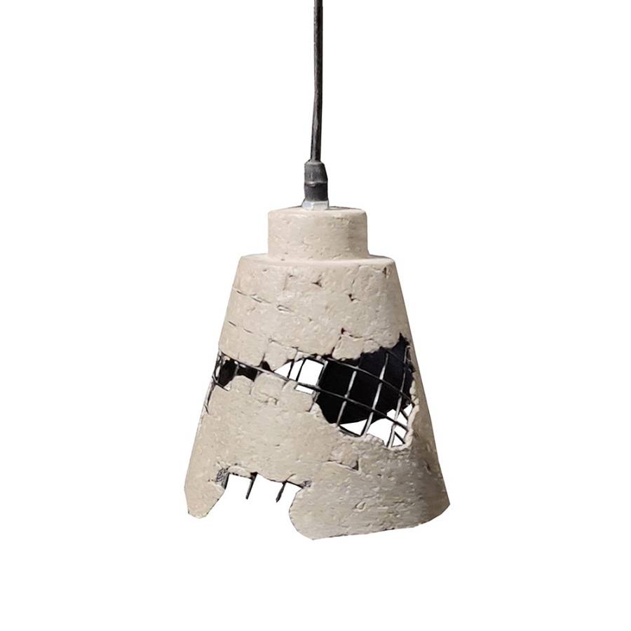 GRID 2 ΦΩΤΙΣΤΙΚΟ ΟΡΟΦΗΣ 16x16x16cm ΤΣΙΜΕΝΤΟ ΜΕΤΑΛΛΟ