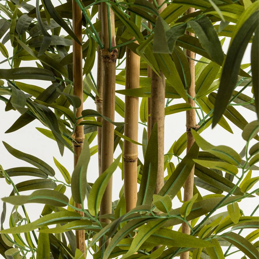 BAMBOO ΔΕΝΤΡΟ ΤΕΧΝΗΤΟ ΣΕ ΓΛΑΣΤΡΑ 190cm POLYESTER ΠΡΑΣΙΝΟ PVC