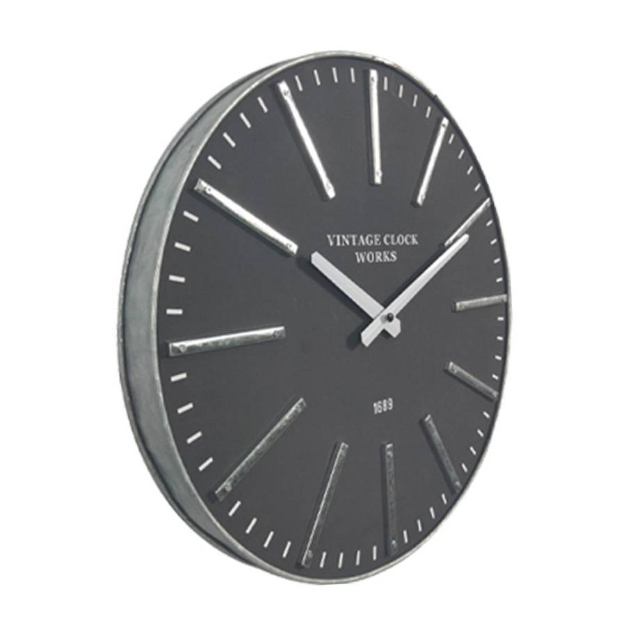 FLEK ΡΟΛΟΪ ΤΟΙΧΟΥ 40x40x5cm MDF ΜΑΥΡΟ ΛΕΥΚΟ