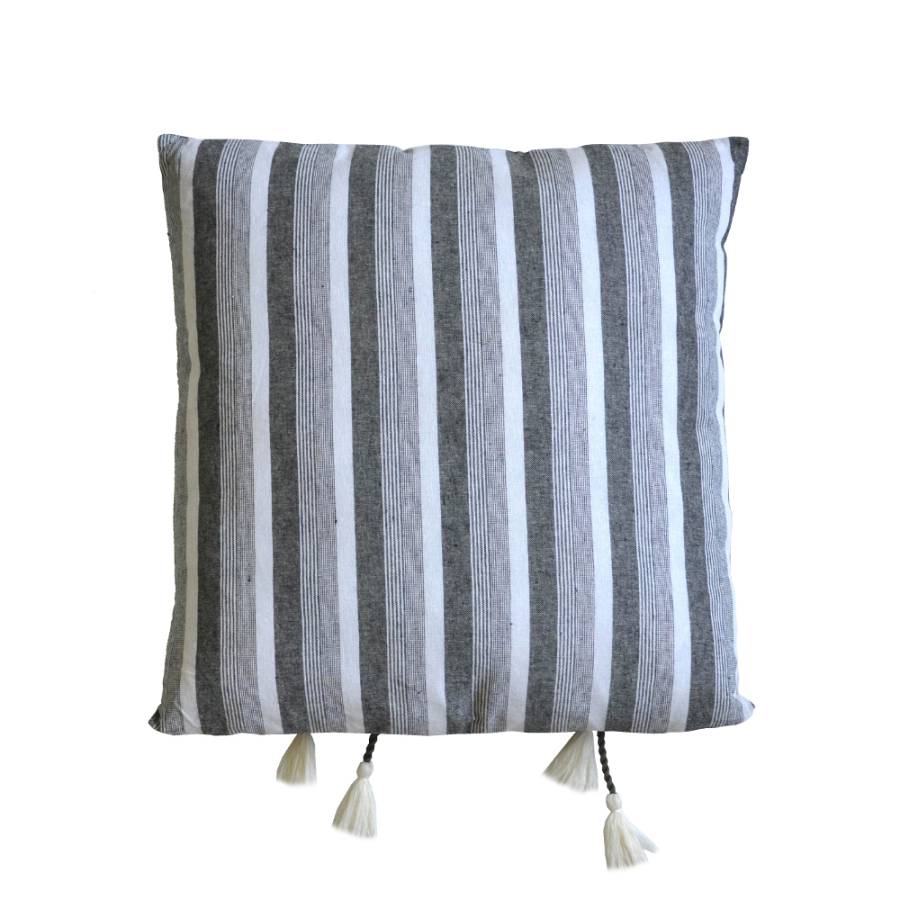 SABLE 6 ΔΙΑΚΟΣΜΗΤΙΚΟ ΜΑΞΙΛΑΡΙ 50x50cm ΒΑΜΒΑΚΙ ΓΚΡΙ