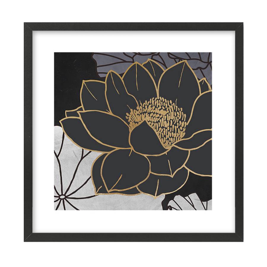 FIGERES ΠΙΝΑΚΑΣ 50x50x2cm MDF ΠΟΛΥΧΡΩΜΟ ΧΑΡΤΙ ΜΑΥΡΟ