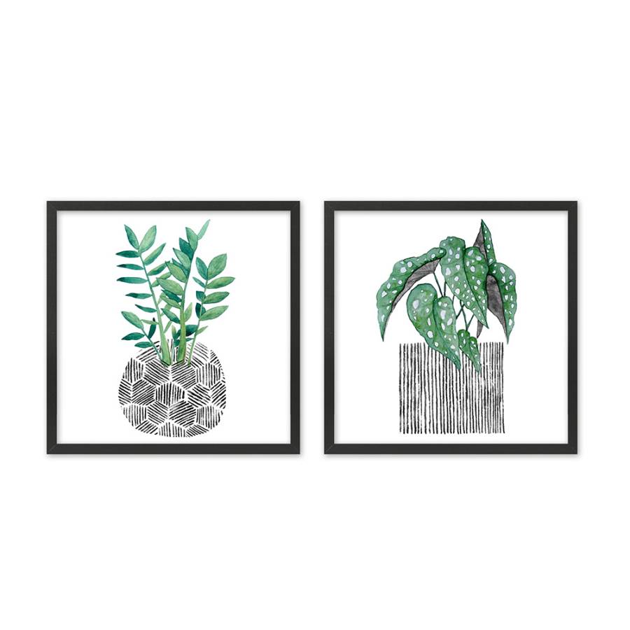 BILIA ΠΙΝΑΚΑΣ 50x50x2cm MDF ΠΟΛΥΧΡΩΜΟ ΧΑΡΤΙ ΜΑΥΡΟ