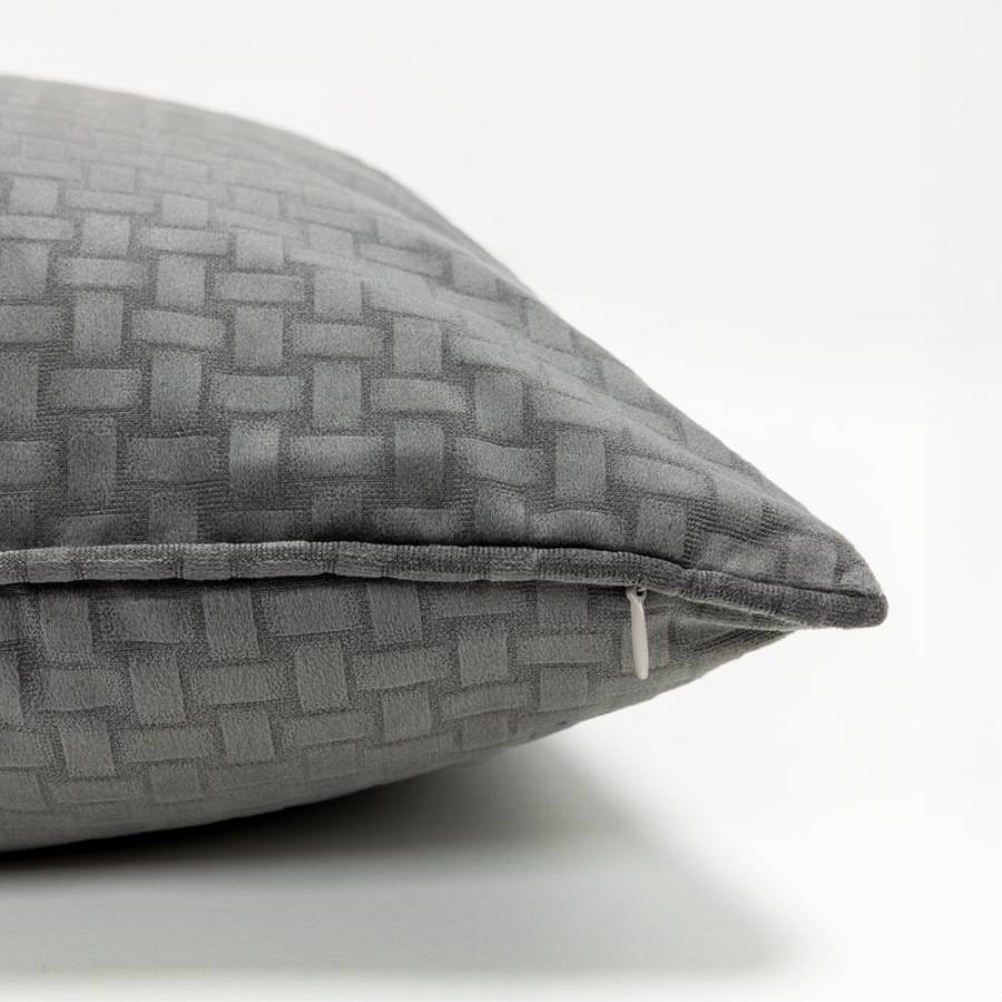 COPENHAGEN ΔΙΑΚΟΣΜΗΤΙΚΟ ΜΑΞΙΛΑΡΙ 45x45cm POLYESTER ΓΚΡΙ