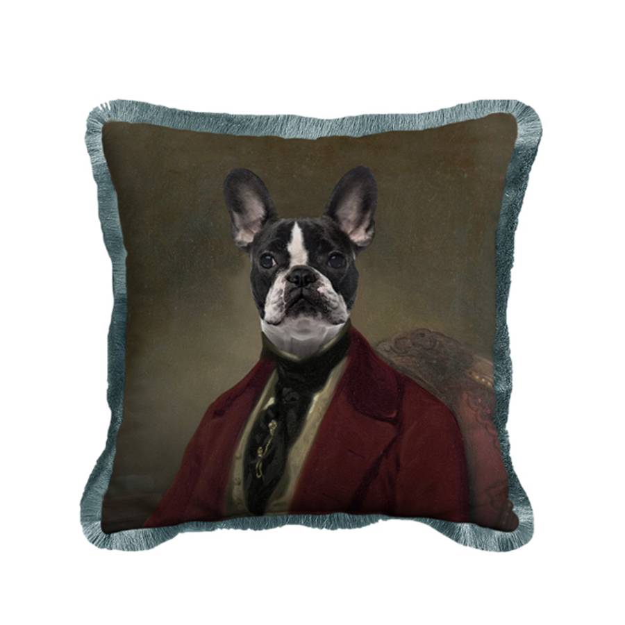 JASON ΔΙΑΚΟΣΜΗΤΙΚΟ ΜΑΞΙΛΑΡΙ 45x45cm ΒΕΛΟΥΔΟ ΠΟΛΥΧΡΩΜΟ ΜΑΥΡΟ