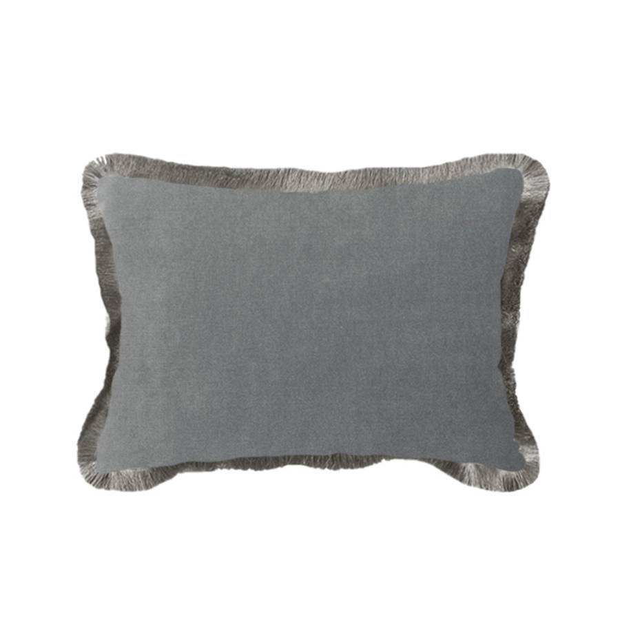 ARGENTO ΔΙΑΚΟΣΜΗΤΙΚΟ ΜΑΞΙΛΑΡΙ 40x60cm ΒΕΛΟΥΔΟ ΓΚΡΙ