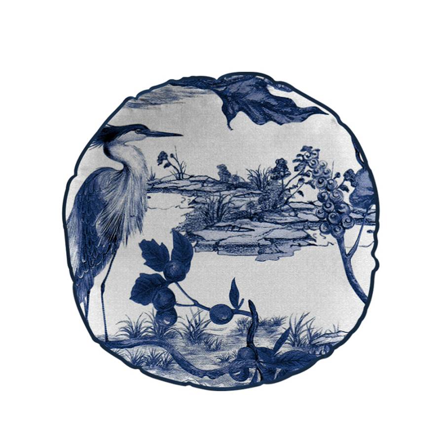 LAKE ΔΙΑΚΟΣΜΗΤΙΚΟ ΜΑΞΙΛΑΡΙ 45x45cm ΒΑΜΒΑΚΙ ΛΕΥΚΟ ΜΠΛΕ