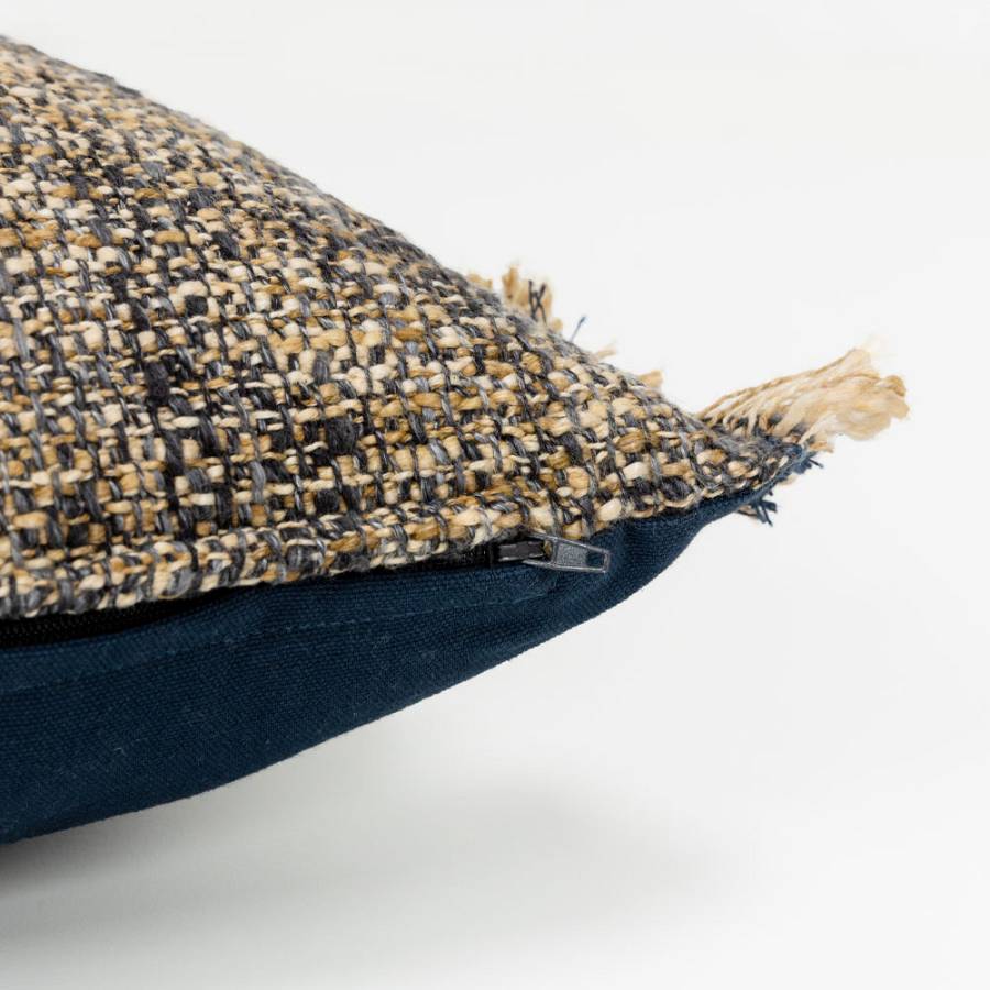 BLUING A ΔΙΑΚΟΣΜΗΤΙΚΟ ΜΑΞΙΛΑΡΙ 50x50cm ΒΑΜΒΑΚΙ ΜΠΛΕ ΜΠΕΖ ΒΙΣΚΟΖΗ