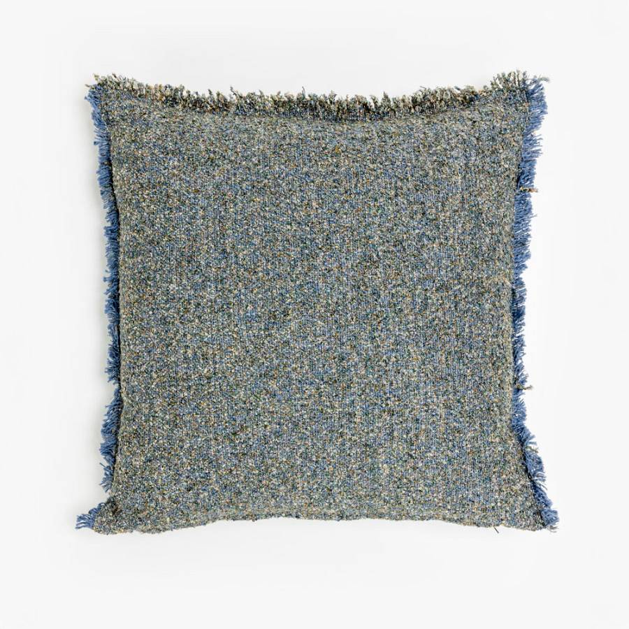 BLUING C ΔΙΑΚΟΣΜΗΤΙΚΟ ΜΑΞΙΛΑΡΙ 50x50cm ΒΑΜΒΑΚΙ ΜΠΛΕ ΒΙΣΚΟΖΗ