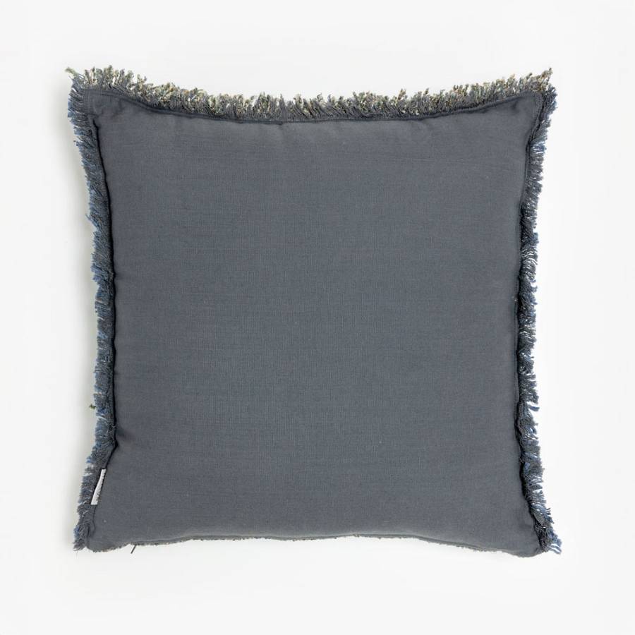 BLUING C ΔΙΑΚΟΣΜΗΤΙΚΟ ΜΑΞΙΛΑΡΙ 50x50cm ΒΑΜΒΑΚΙ ΜΠΛΕ ΒΙΣΚΟΖΗ