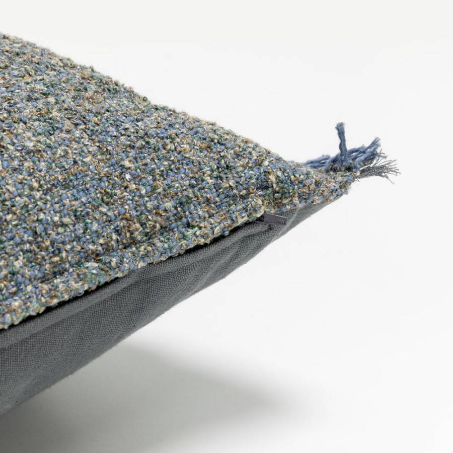 BLUING C ΔΙΑΚΟΣΜΗΤΙΚΟ ΜΑΞΙΛΑΡΙ 50x50cm ΒΑΜΒΑΚΙ ΜΠΛΕ ΒΙΣΚΟΖΗ