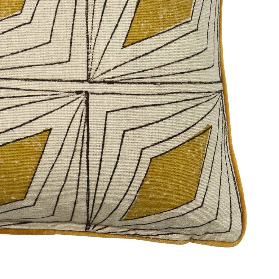 SAMOAN A ΔΙΑΚΟΣΜΗΤΙΚΟ ΜΑΞΙΛΑΡΙ 50x50cm ΒΑΜΒΑΚΙ ΜΠΕΖ DIJON ΒΙΣΚΟΖΗ