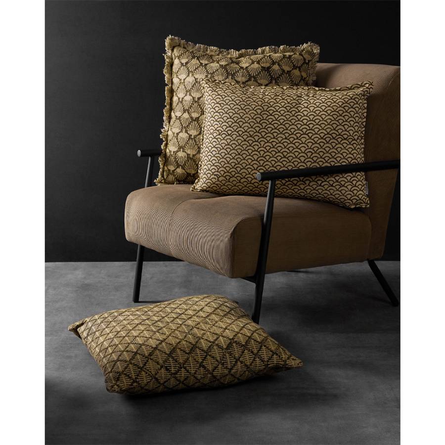 CALLISTE B ΔΙΑΚΟΣΜΗΤΙΚΟ ΜΑΞΙΛΑΡΙ 50x50cm ΒΑΜΒΑΚΙ ΛΑΔΙ ΜΠΕΖ ΒΙΣΚΟΖΗ