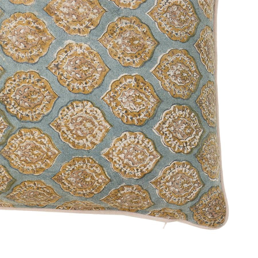 VENETIAN ΔΙΑΚΟΣΜΗΤΙΚΟ ΜΑΞΙΛΑΡΙ 40x60cm ΒΑΜΒΑΚΙ AQUA ΧΡΥΣΟ ΒΙΣΚΟΖΗ