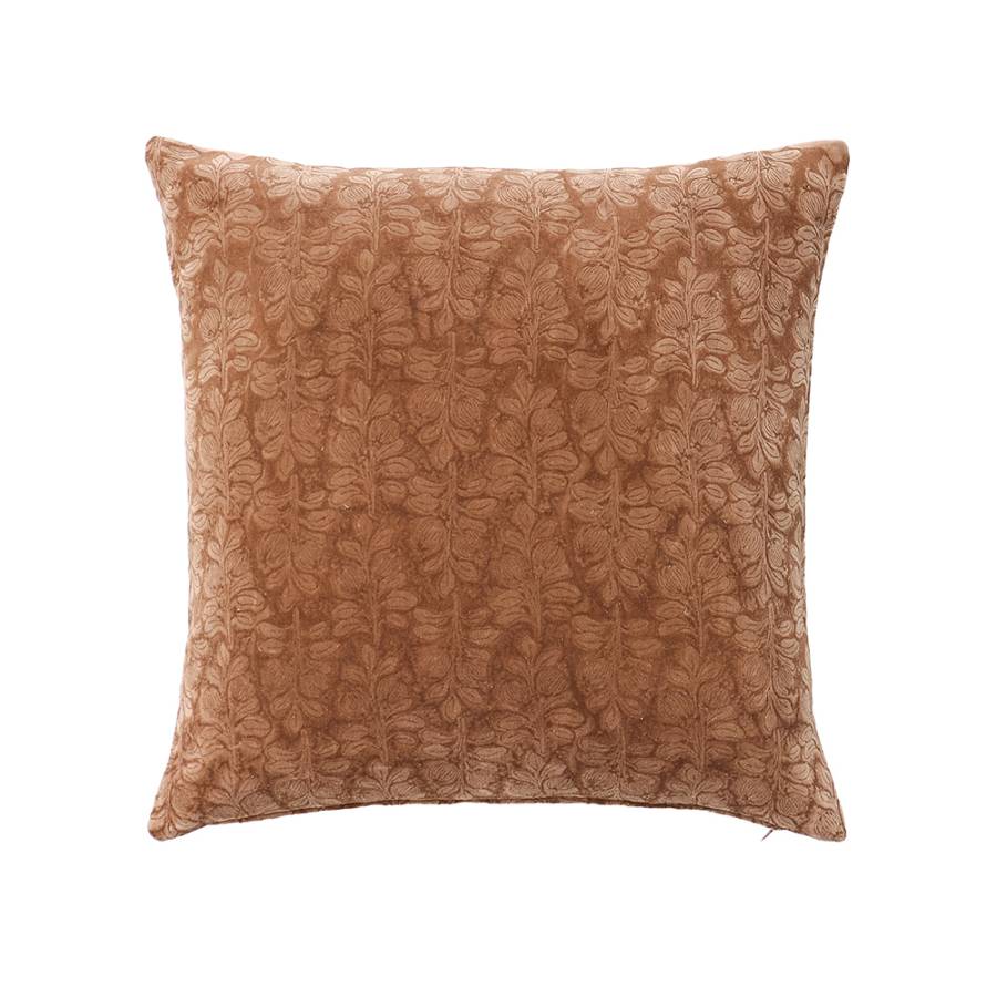 RUSSET A ΔΙΑΚΟΣΜΗΤΙΚΟ ΜΑΞΙΛΑΡΙ 50x50cm ΒΑΜΒΑΚΙ CARAMEL ΜΠΕΖ ΒΙΣΚΟΖΗ