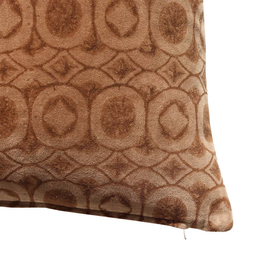 RUSSET B ΔΙΑΚΟΣΜΗΤΙΚΟ ΜΑΞΙΛΑΡΙ 50x50cm ΒΑΜΒΑΚΙ CARAMEL ΜΠΕΖ ΒΙΣΚΟΖΗ