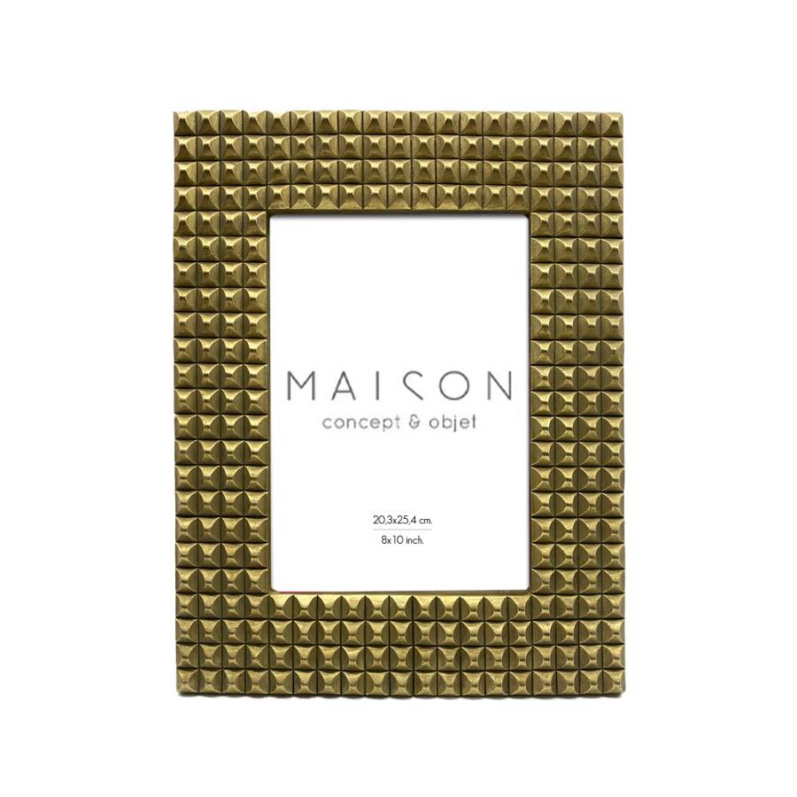 CUBIQUE B ΚΟΡΝΙΖΑ 29x3x33.5cm POLYRESIN ΧΡΥΣΟ ΑΝΤΙΚΕ ΓΥΑΛΙ