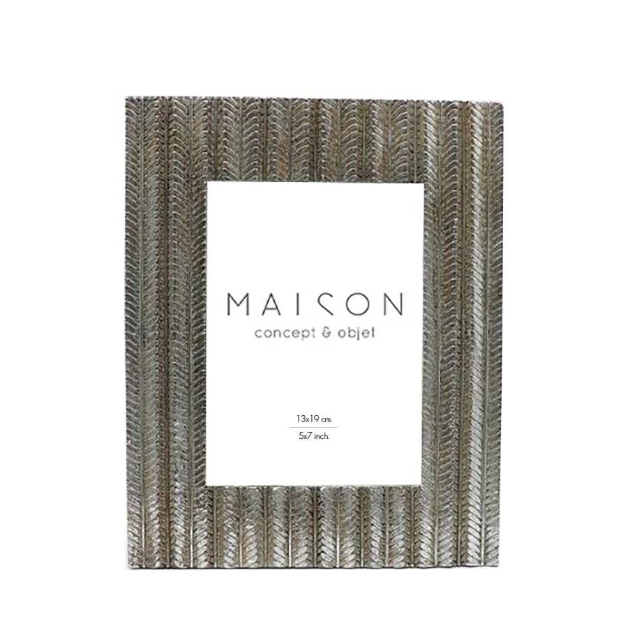 FISHBONE ΚΟΡΝΙΖΑ 19x2x23cm POLYRESIN ΑΣΗΜΙ ΑΝΤΙΚΕ ΓΥΑΛΙ