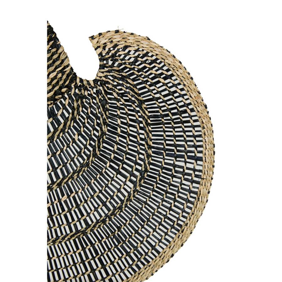 JABBAR ΔΙΑΚΟΣΜΗΤΙΚΟ ΤΟΙΧΟΥ 85x59cm SEAGRASS ΦΥΣΙΚΟ ΜΑΥΡΟ