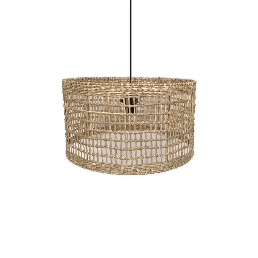 PAROS ΦΩΤΙΣΤΙΚΟ ΟΡΟΦΗΣ 45x45x25cm SEAGRASS ΦΥΣΙΚΟ